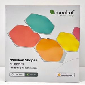 Nanoleaf Shapes Hexagon Smarter Kit 7 Light Panels